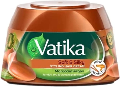 Picture of International Hair treatment UAE product Vatika Soft and Silky Hair cream used for male/ female 1 Piece- 140 ml
