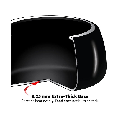 Picture of Hawkins Contura Pressure Cooker, Hard Anodised Black,  3-Liter