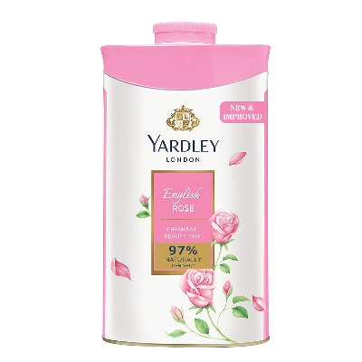 Picture of International England product Yardley English ROSE talcum powder used for male/ female/ baby - 250 GM