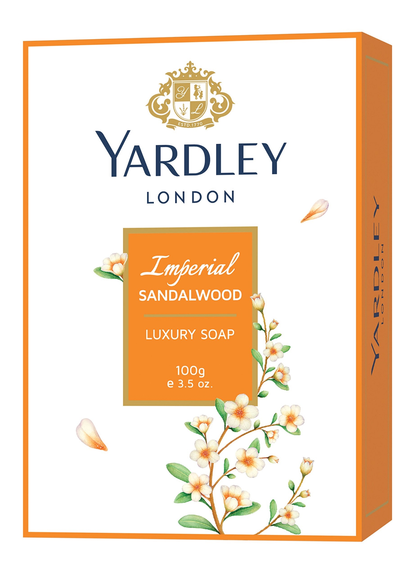 Picture of International England product Yardley LONDON IMPERIAL SANDALWOOD body soap - 100 gm