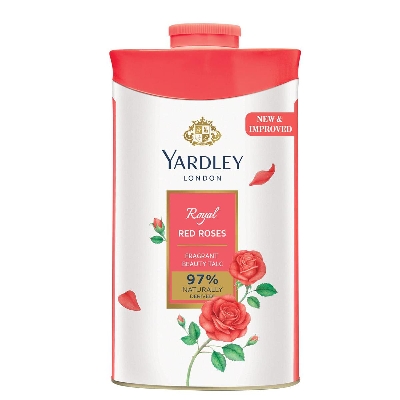 Picture of International England product Yardley YOYAL RED ROSES  talcum powder used for male/ female/ baby - 250 GM