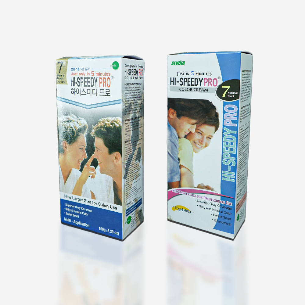 Picture of International Korean product hair styling hair care Hi speedy hair color - 150 gm