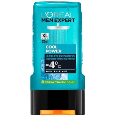 Picture of International Thailand product Loreal Shower gel COOL POWER used for male - 300 ml