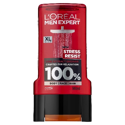 Picture of International Thailand product Loreal Shower gel STRESS RESIST used for male - 300 ml