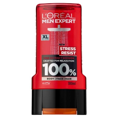 Picture of International Thailand product Loreal Shower gel STRESS RESIST used for male - 300 ml