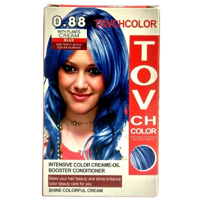Picture of International Hair styling China product TOVCHCOLOR hair color used for male / female shade no 0.88 - 80 ml X 2