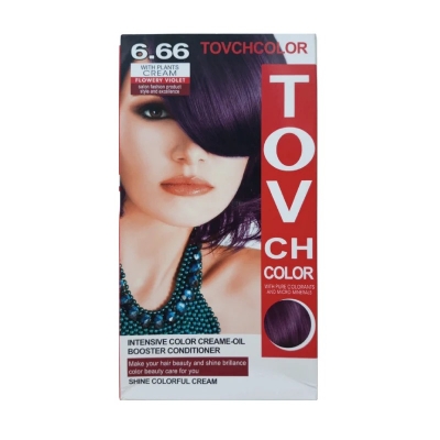 Picture of International Hair styling China product TOVCHCOLOR hair color used for male / female shade no 6.66 - 30 ml X 2
