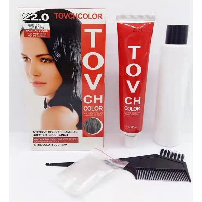 Picture of International Hair styling China product TOVCHCOLOR hair color used for male / female shade no 22.0 - 80 ml X 2