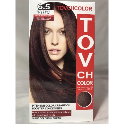 Picture of International Hair styling China product TOVCHCOLOR hair color used for male / female shade no 6.5 - 30 ml X 2