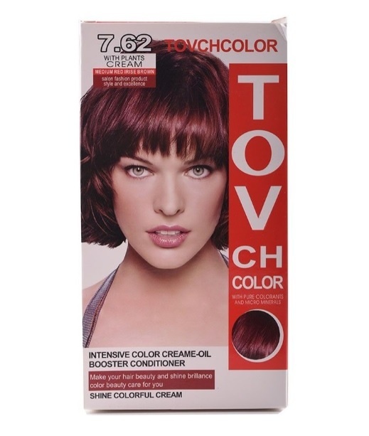 Picture of International Hair styling China product TOVCHCOLOR hair color used for male / female shade no 7.62 - 30 ml X 2
