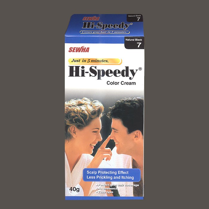 Picture of International Korean product hair styling hair care Hi speedy hair color - 40 gm