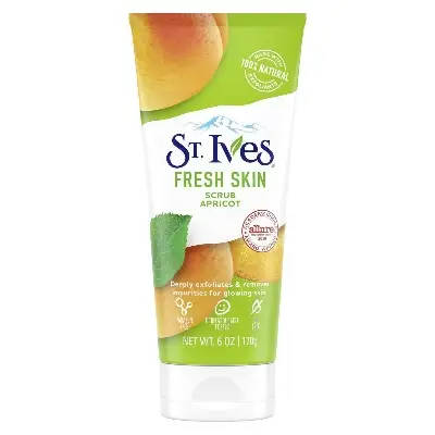 Picture of 170 GM ST Ives Fresh Skin Apricot face scrub International USA product used for male female