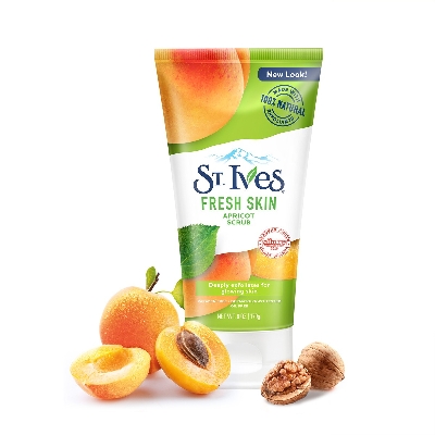 Picture of 170 GM ST Ives Fresh Skin Apricot face scrub International USA product used for male female