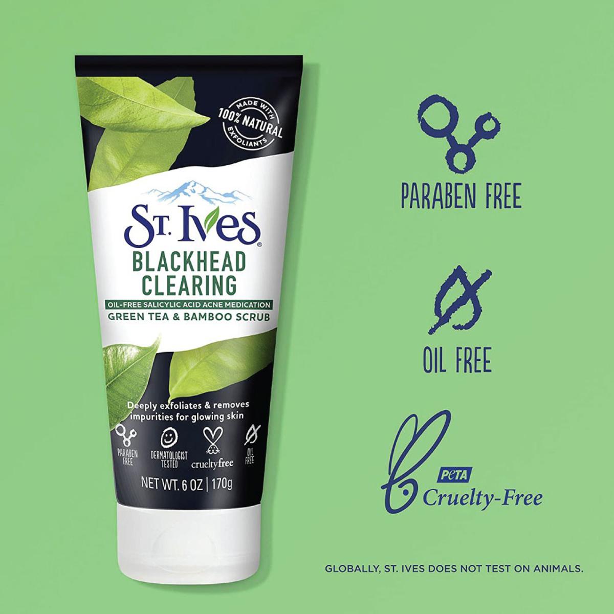 Picture of International USA product ST Ives Blackhead Clearing face scrub - 170 GM 