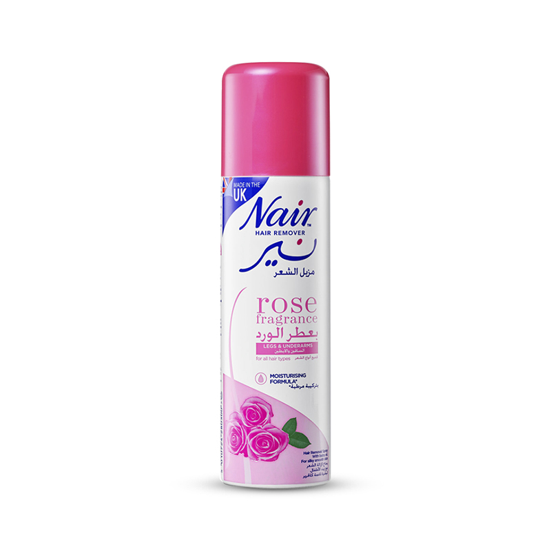 Picture of International UK product unwanted Hair removal spray Nair rose fragrance used for male/ female - 200 ml