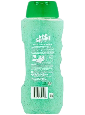 Picture of International Thailand product Body wash Shower Irish spring DEEP ACTION SCRUB gel used for male female - 532 ml