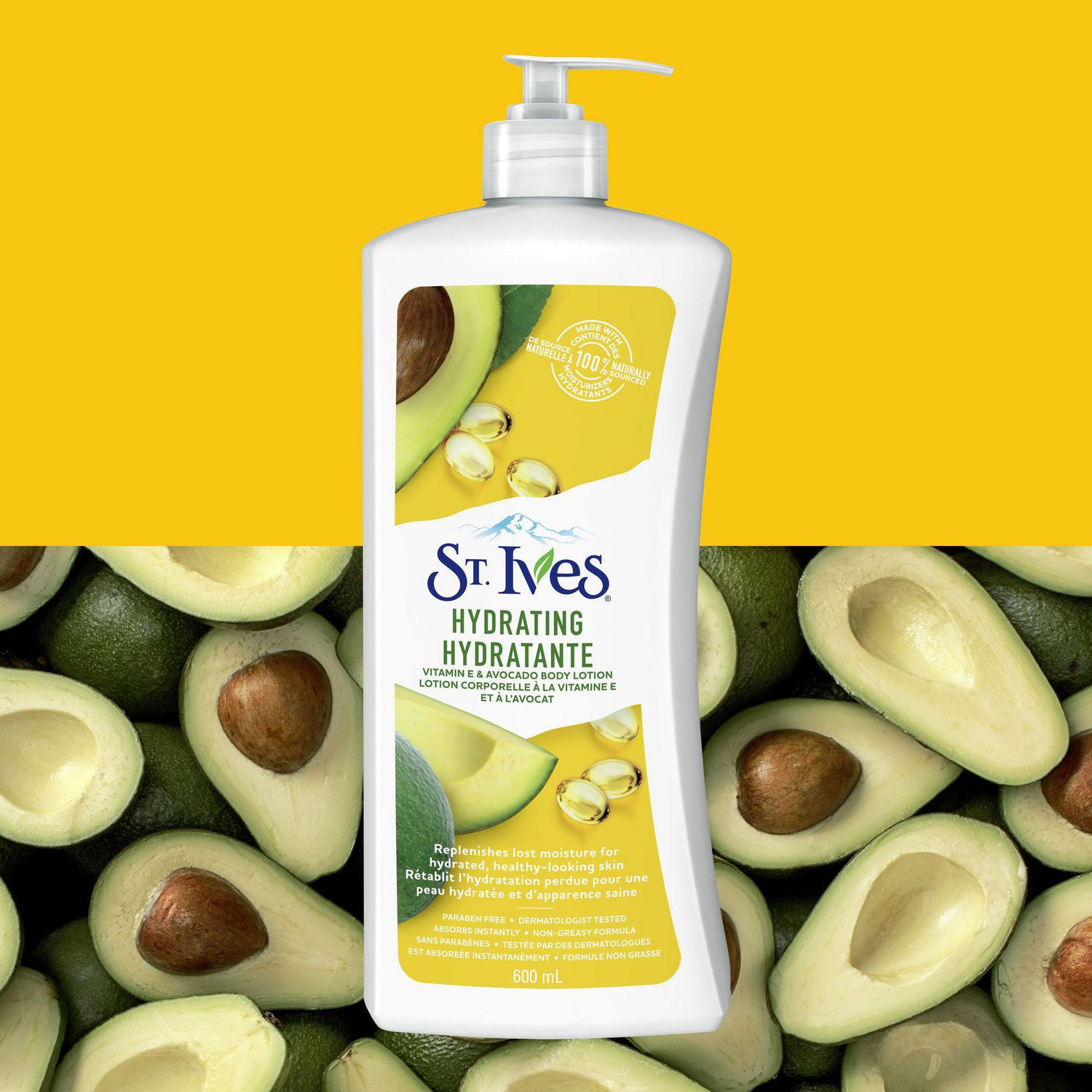 Picture of International new Zealand product Any season used st Ives HYDRATING HYDRATANTE body lotion - 621 ml