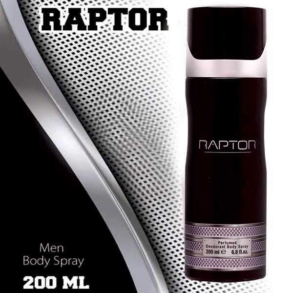 Picture of International UAE product Body spray party scent Havex RAPTOR used for male- 200 ml