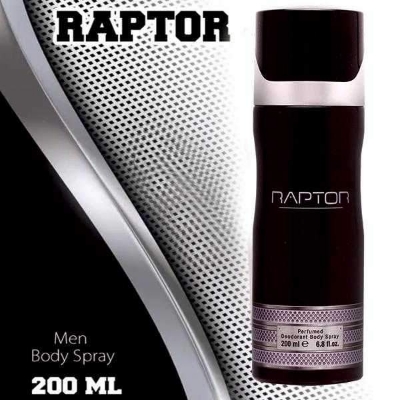 Picture of International UAE product Body spray party scent Havex RAPTOR used for male- 200 ml