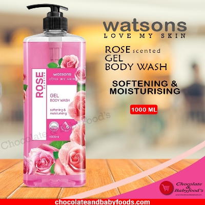 Picture of International Thailand product Body wash Watsons ROSE Shower gel used for male/ female - 1000 ml