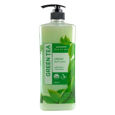 Picture of International Thailand product Body wash Watsons GREEN TEA Shower gel used for male/ female - 1000 ml