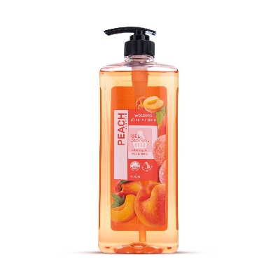 Picture of International Thailand product Body wash Watsons PEACH Shower gel used for male/ female - 1000 ml