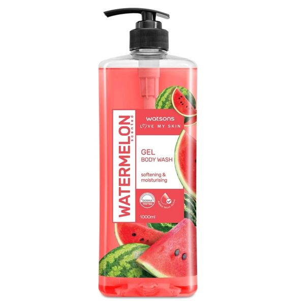 Picture of International Thailand product Body wash Watsons WATERMELON Shower gel used for male/ female - 1000 ml