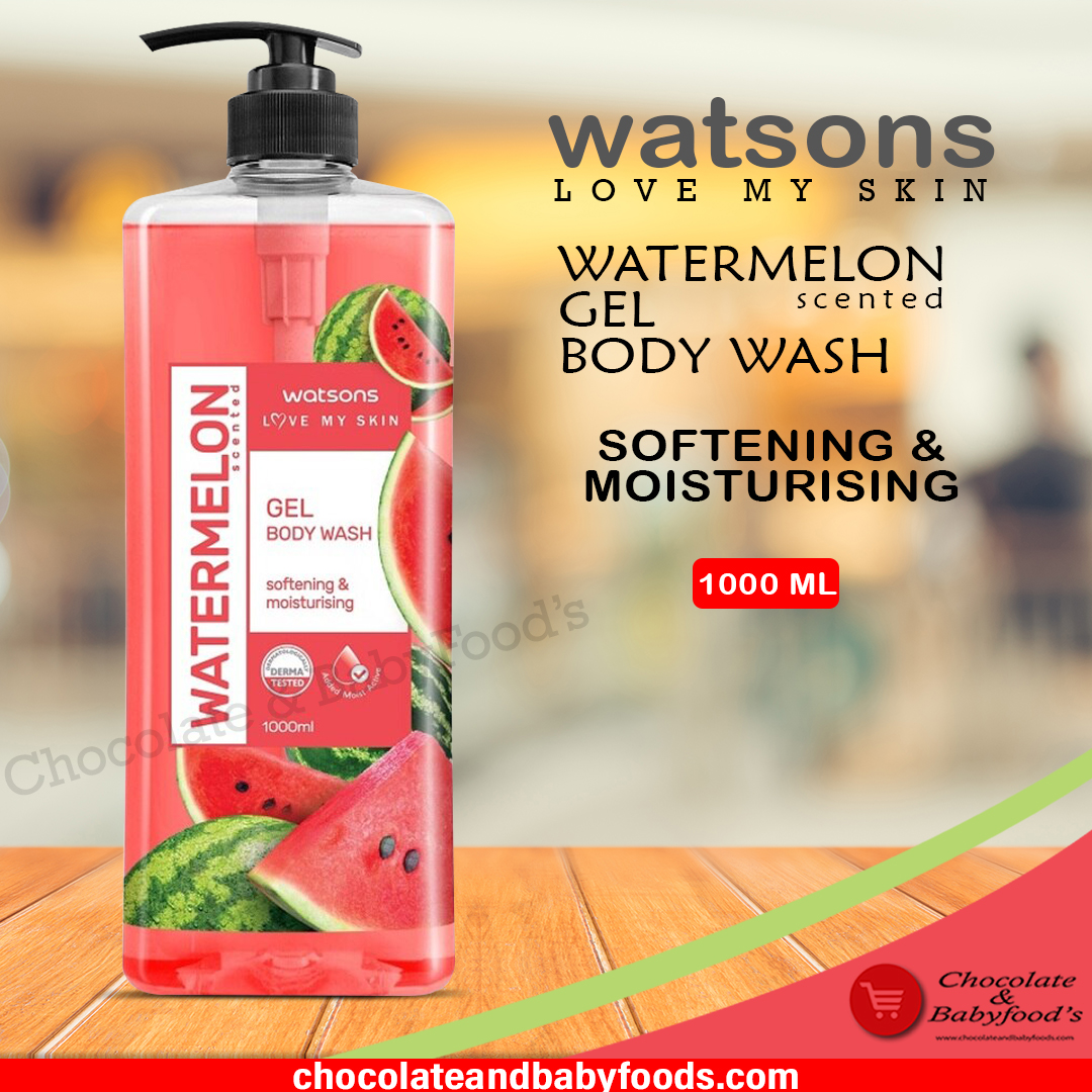 Picture of International Thailand product Body wash Watsons WATERMELON Shower gel used for male/ female - 1000 ml