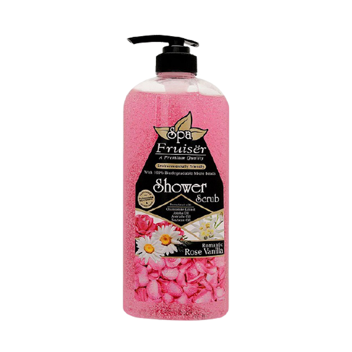 Picture of International Malaysian product Body wash Shower scrub SPA ROSE VANILLA used for male / female- 730 ml