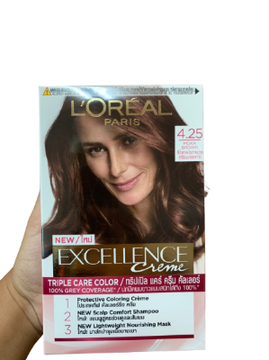 Picture of International Thailand product smart looking Hair color L'Oréal shade no 4.25 used for male/female - 205 ml