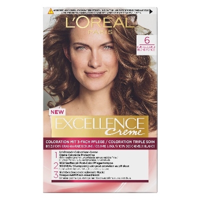 Picture of International Thailand product smart looking Hair color L'Oréal shade no 6 used for male/female - 205 ml