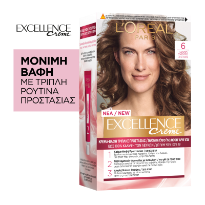 Picture of International Thailand product smart looking Hair color L'Oréal shade no 6 used for male/female - 205 ml