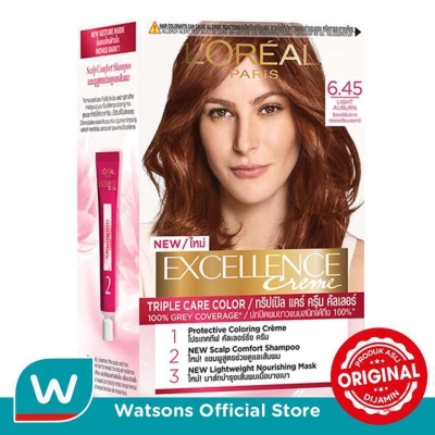 Picture of International Thailand product smart looking Hair color L'Oréal shade no 6.45 used for male/female - 205 ml