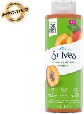 Picture of International USA product ST Ives Apricot Shower gel body wash used for Male/ female - 473 ml