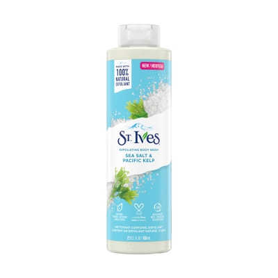 Picture of International USA product ST Ives SEA SALT & PACIFIC KELP Shower gel body wash used for Male/ female - 473 ml