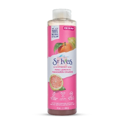 Picture of International USA product ST Ives PINK LEMON & MANDARIN ORANGE Shower gel body wash used for Male/ female - 650 ml