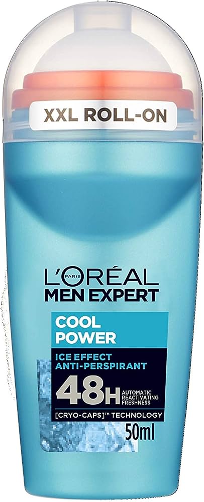 Picture of International Thailand product LOREAL cool power body deodorant Roll on for male - 50 ml