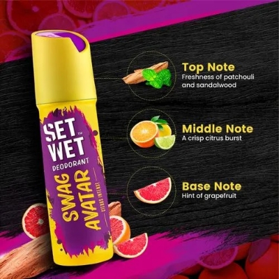 Picture of Indian product Set Wet SWAG AVATAR body spray used for male/female - 150 ml