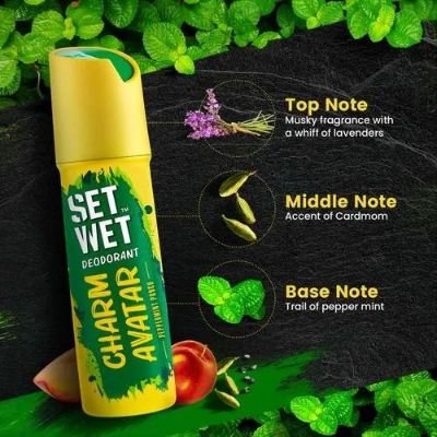 Picture of Indian product Set Wet CHARM AVATAR body spray used for male/female - 150 ml