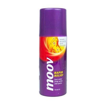 Picture of International UAE product moov rapid relief  Spary for fast relief from pain in muscles and joints - 150 ml