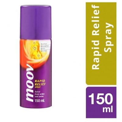 Picture of International UAE product moov rapid relief  Spary for fast relief from pain in muscles and joints - 150 ml