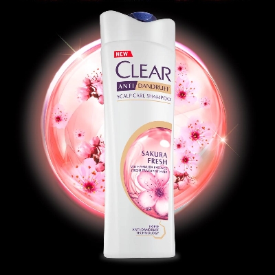 Picture of International Thailand product Hair care products Hair care shampoo Clear -SAKURA FRESH- used for women- 320 ml