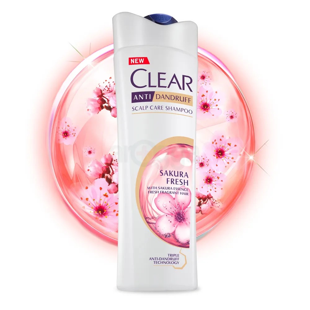 Picture of International Thailand product Hair care products Hair care shampoo Clear -SAKURA FRESH- used for women- 320 ml