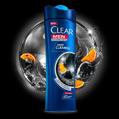 Picture of International Thailand product Hair care products Hair care shampoo Clear MEN -DEEP CLEANSE- used for MEN- 320 ml