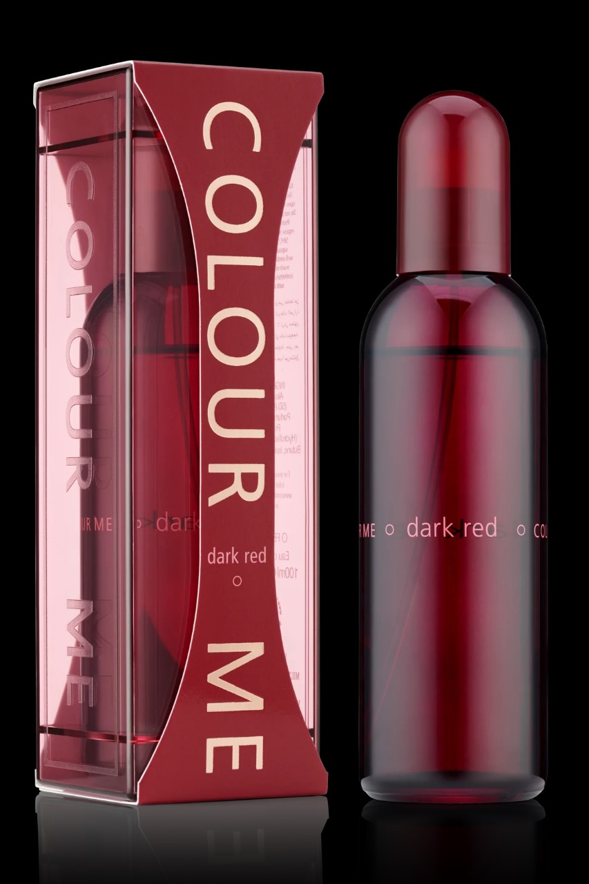 Picture of International UAE product Body perfume party scent Colour Me Dark Red Used for female - 100 ml
