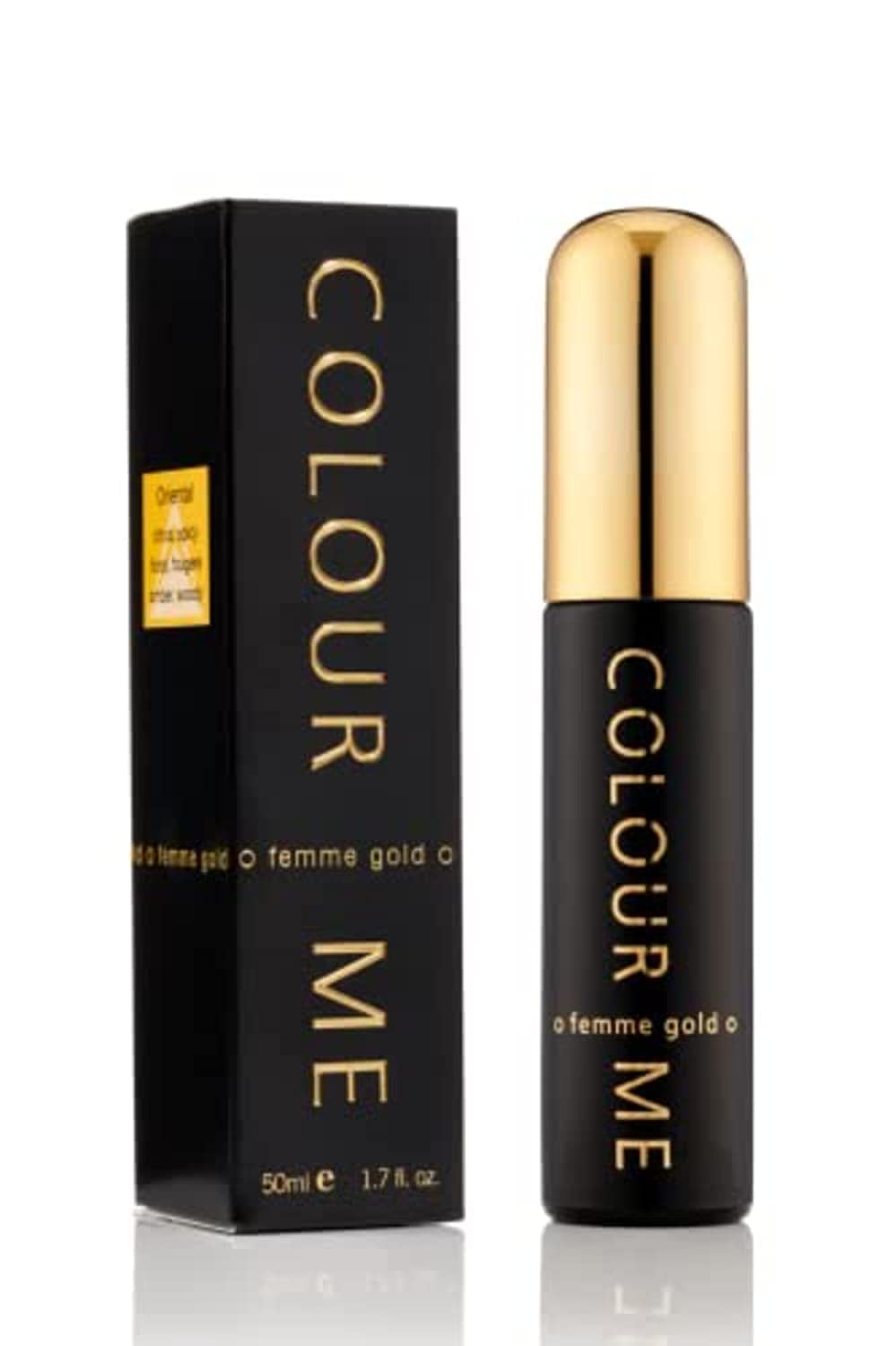 Picture of International UAE product Body perfume party scent Colour Me FEMME GOLD Used for female - 50 ml
