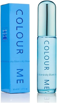 Picture of International UAE product Body perfume party scent Colour Me Sky Blue Used for female - 50 ml