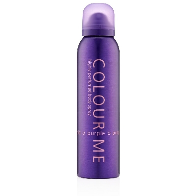 Picture of International UAE product Body Spray Colour Me Purple Used for female - 150 ml