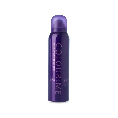 Picture of International UAE product Body Spray Colour Me Purple Used for female - 150 ml