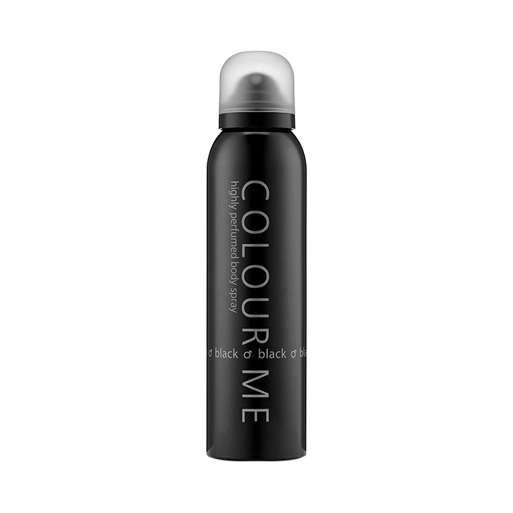 Picture of International UAE product Body Spray Colour Me Black Used for male - 150 ml